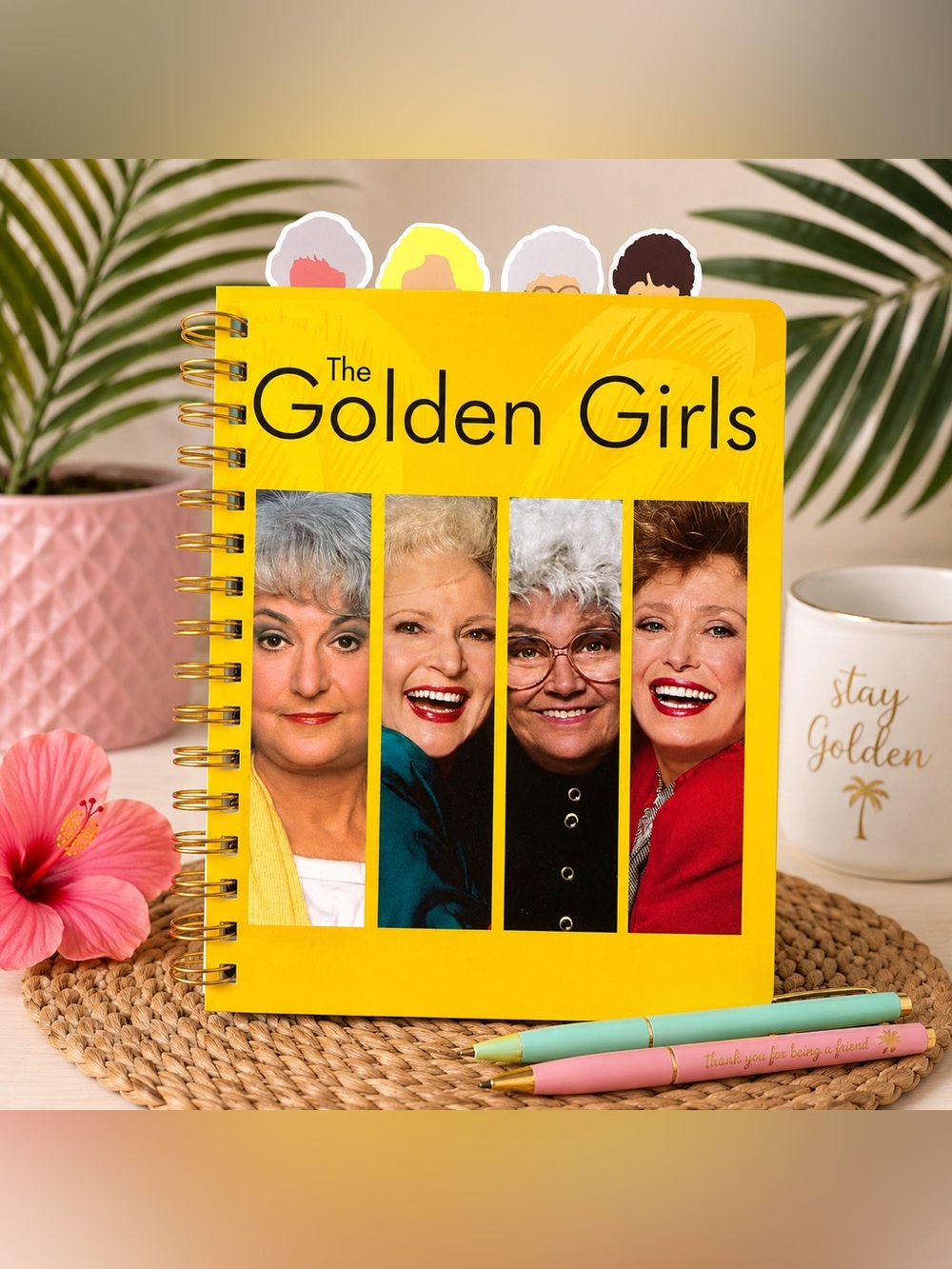 Golden Girls Spiral Notebook Journal Quotes Dorothy Blanche Sophia Rose 96 Pages